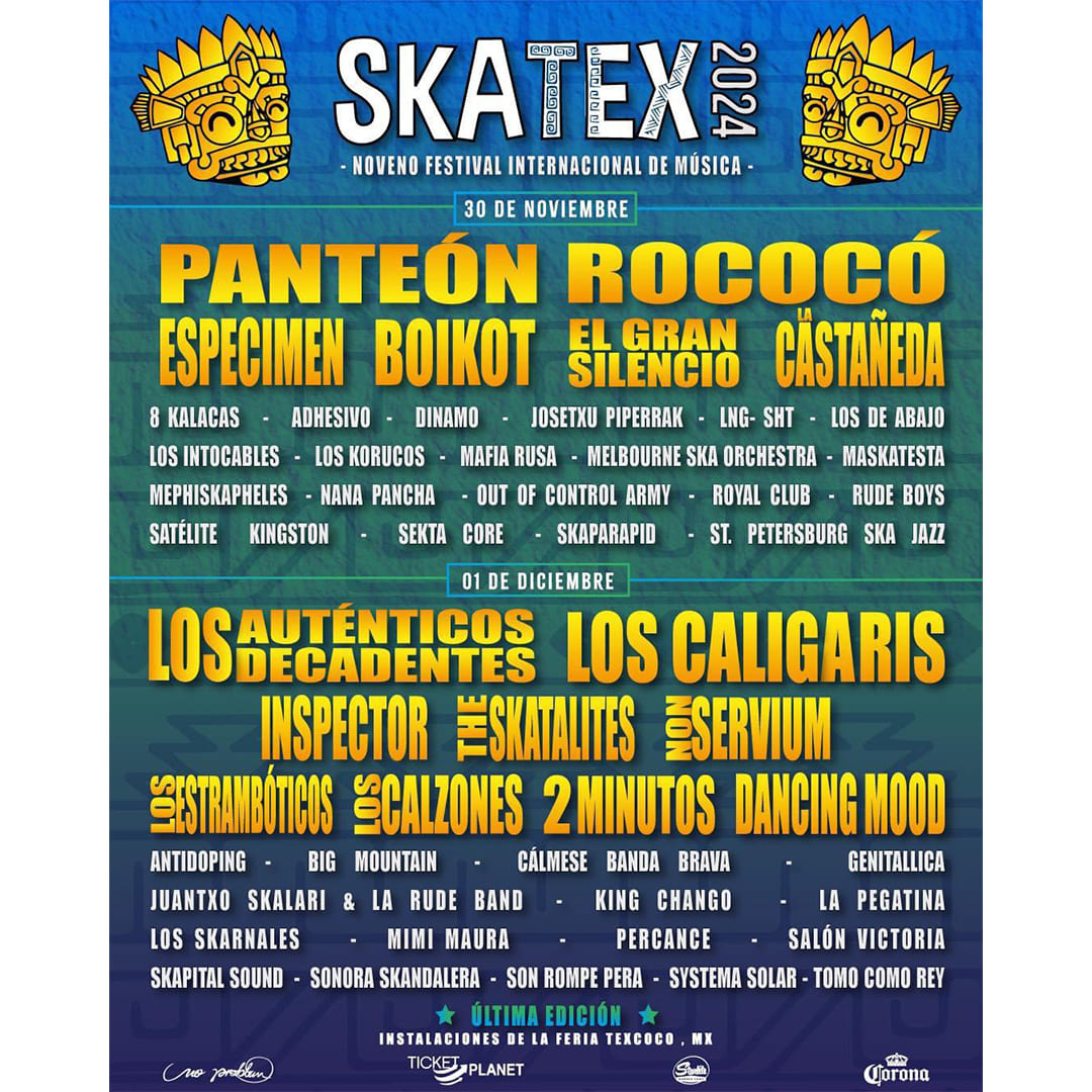 Cartel SKATEX 2024